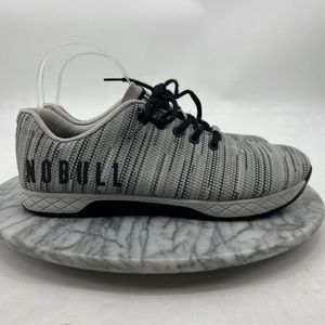 Nobull Shoes Mens 9 Gray Linear Arctic Speckle Trainer Lace Up Low Top Sneaker